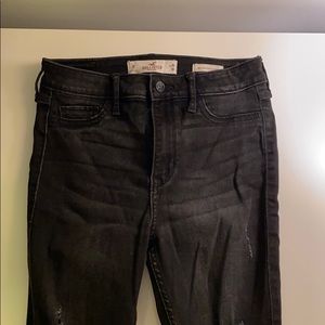 Hollister Black Ripped Skinny Jeans